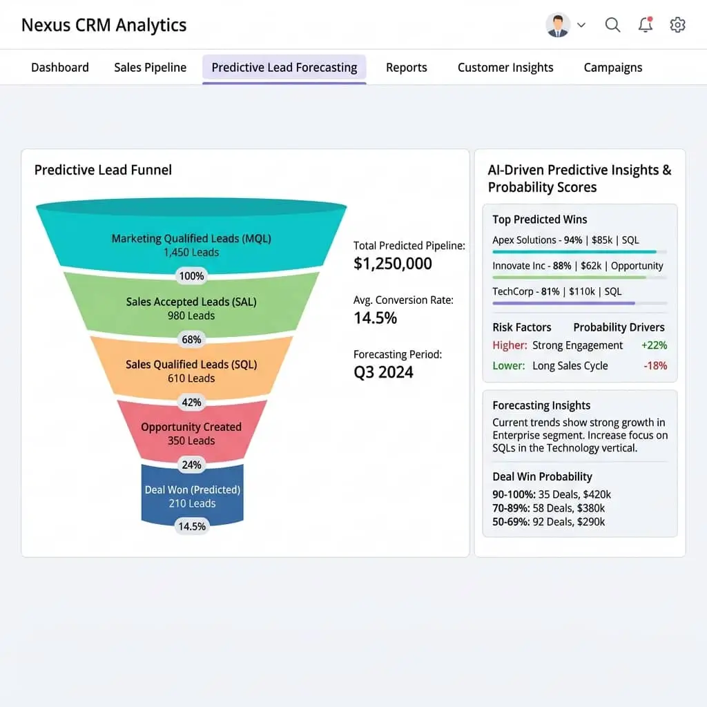 Pipeline & Sales Dashboards — Salesforce loan origination platform UI