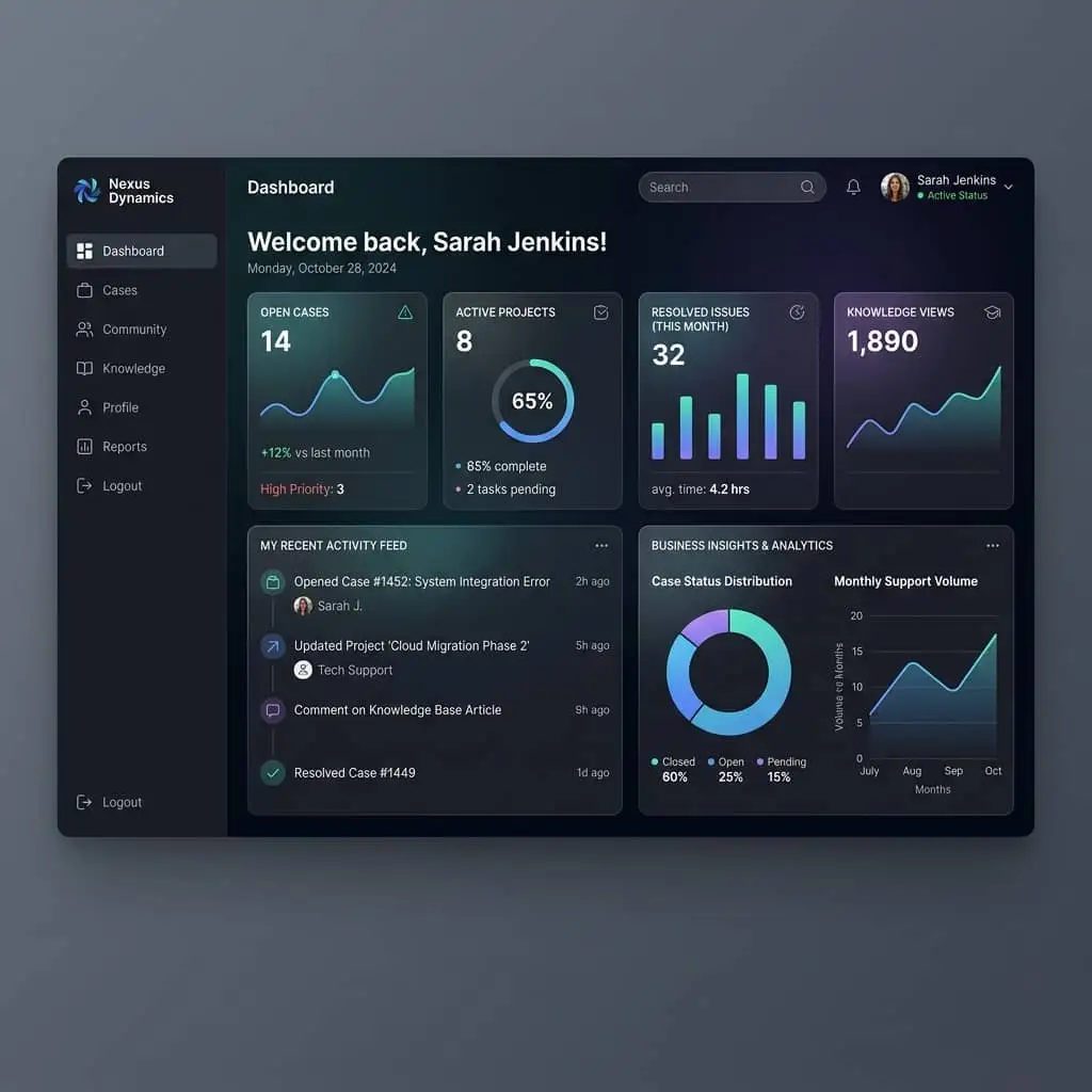 Customer Portal Experience (LWC) — Salesforce loan origination platform UI