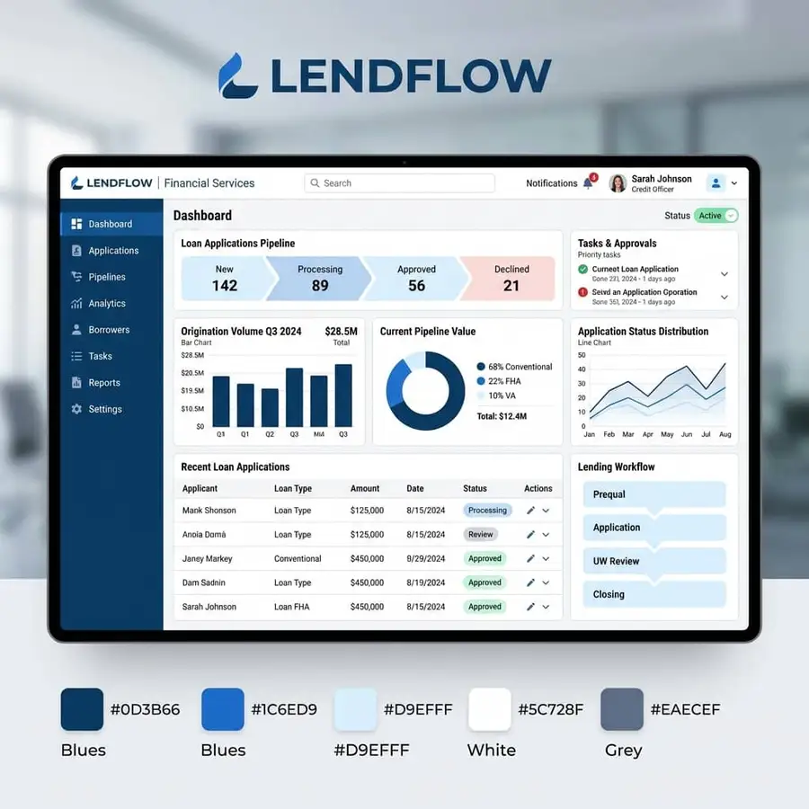 Financial Services Loan Origination Platform