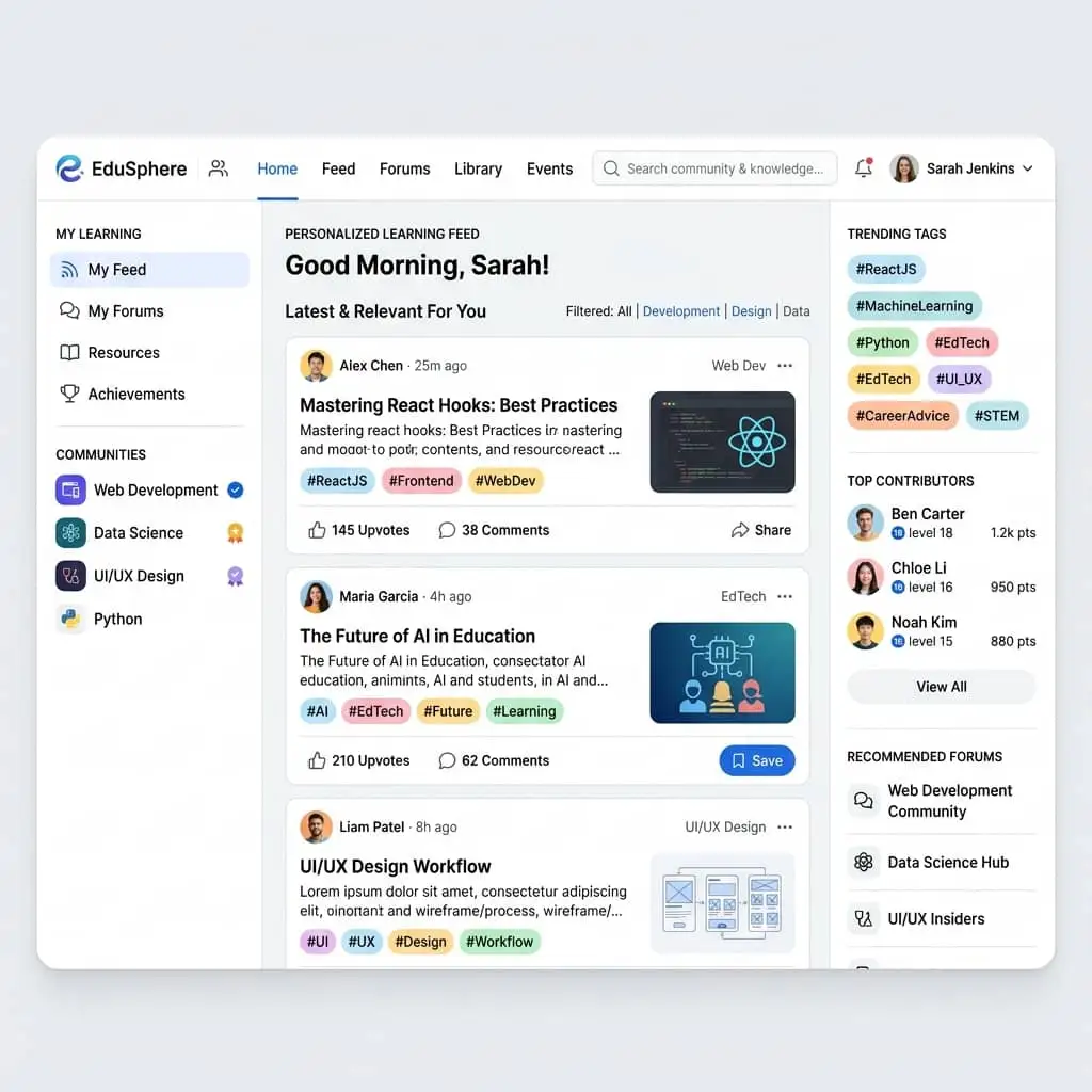 Community Forums — Salesforce loan origination platform UI