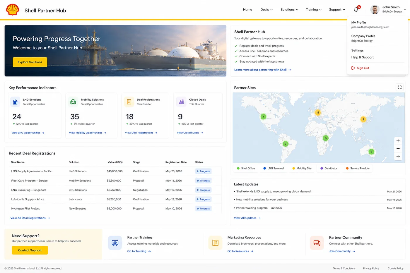 2026 Experience Cloud Partner Hub — Salesforce loan origination platform UI